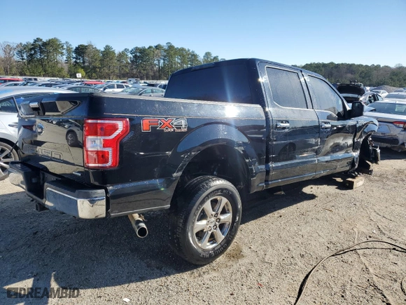 2018 Ford F-150 XL with VIN 1FTEW1EG2JFA04243, listed as a Copart auction lot 49220925 with 107,549 mi miles and Clean Title. Bid and sale history available at carsss.com. Image 3.