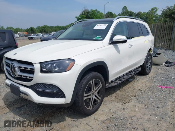 2021 Mercedes-Benz GLS 450 z VIN 4JGFF5KE1MA441193, wystawiony jako IAAI lot #42265225 z przebiegiem 75 375 mil mil oraz . Historia ofert i sprzedaży dostępna na DreamBid. Obrazek 20.