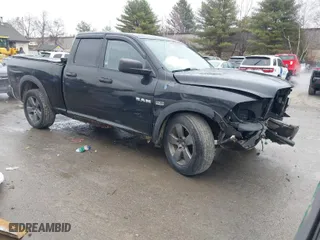 2009 Dodge Ram 1500 SLT with VIN 1D3HV18T69S701854, listed as a IAAI auction lot 41994492 with 185,066 mi miles. Bid and sale history available at carsss.com. Image 1.