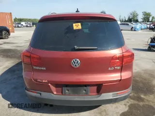 2012 Volkswagen Tiguan SE with VIN WVGAV7AX9CW003857, listed as a Copart auction lot 58356295 with 202,794 mi miles and Salvage title. Bid and sale history available at DreamBid. Image 6.
