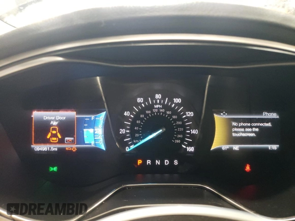 2016 Ford Fusion SE с VIN 3FA6P0H70GR272118, выставлен на аукционе Copart как лот 54838095 с пробегом 94 981 миль миль и Списание • Salvage title. История ставок и продаж доступна на DreamBid. Изображение 9.