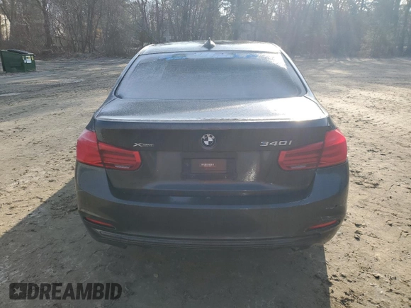 2017 BMW 3 Series 340i xDrive with VIN WBA8B7C57HK858155, listed as a Copart auction lot 50703165 with 105,605 mi miles and Clean Title. Bid and sale history available at carsss.com. Image 6.