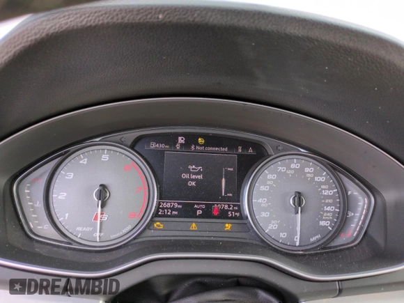 2021 Audi SQ5 Sportback Premium with VIN WA114AFY7M2081188, listed as a Copart auction lot 45051835 with 26,879 mi miles and Salvage Title. Bid and sale history available at DreamBid. Image 9.
