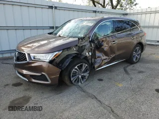 2019 Acura MDX w/Technology Pkg with VIN 5J8YD4H57KL000823, listed as a Copart auction lot 49551573 with 40,888 mi miles. Bid and sale history available at carsss.com. Image 1.