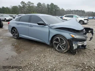 2022 Honda Accord Sedan Sport SE with VIN 1HGCV1F48NA006310, listed as a Copart auction lot 45737335 with 114,640 mi miles and Salvage Title. Bid and sale history available at carsss.com. Image 4.