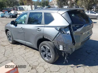 2024 Nissan Rogue SV with VIN 5N1BT3BAXRC734515, listed as a IAAI auction lot 41865245 with 8,894 mi miles and . Bid and sale history available at carsss.com. Image 3.