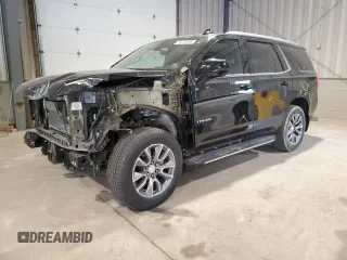 2022 Chevrolet Tahoe LS z VIN 1GNSKMKD8NR330151, wystawiony jako Copart lot #57070205 z przebiegiem 61 531 mil mil oraz Szkoda całkowita • Salvage title. Historia ofert i sprzedaży dostępna na DreamBid. Obrazek 1.