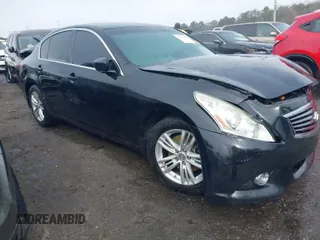 2011 Infiniti G25 Journey with VIN JN1DV6AP5BM831655, listed as a IAAI auction lot 41781287 with Not Provided miles. Bid and sale history available at carsss.com. Image 1.