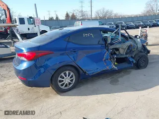 2016 Hyundai Elantra GL with VIN 5NPDH4AE0GH717281, listed as a IAAI auction lot 41773959 with 129,250 mi miles. Bid and sale history available at carsss.com. Image 4.
