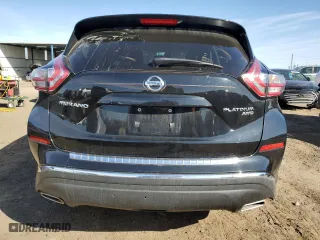 2015 Nissan Murano S with VIN 5N1AZ2MH4FN284293, listed as a Copart auction lot 47130855 with 62,015 mi miles and Salvage Title. Bid and sale history available at carsss.com. Image 6.