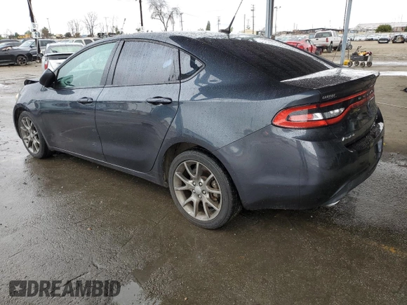 2014 Dodge Dart SXT with VIN 1C3CDFBB7ED697450, listed as a Copart auction lot 48755545 with 90,228 mi miles and Salvage Title. Bid and sale history available at carsss.com. Image 2.