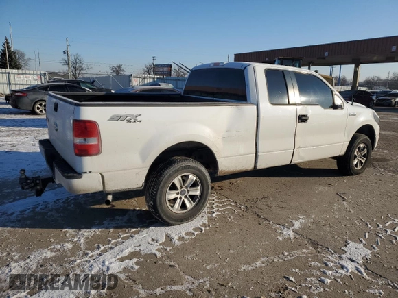 2007 Ford F-150 STX with VIN 1FTRX14W27FB66003, listed as a Copart auction lot 42563555 with 255,302 mi miles and Salvage Title. Bid and sale history available at carsss.com. Image 3.