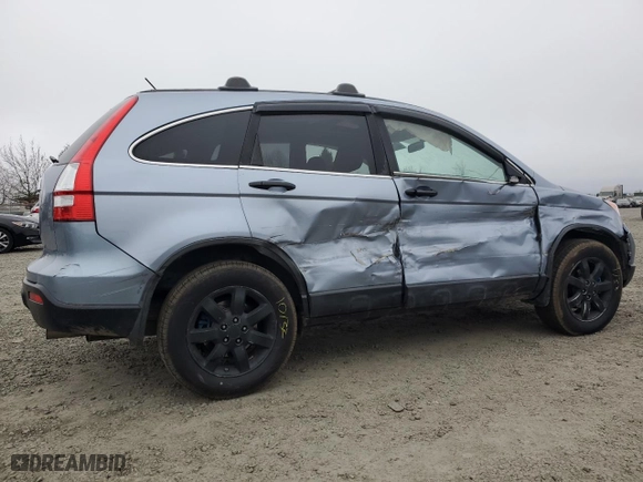 2008 Honda CR-V EX with VIN 5J6RE48528L049639, listed as a Copart auction lot 48225155 with 209,223 mi miles and Salvage Title. Bid and sale history available at carsss.com. Image 3.
