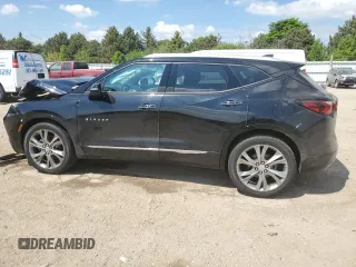 2019 Chevrolet Blazer Premier z VIN 3GNKBKRSXKS654834, wystawiony jako Copart lot #56870115 z przebiegiem 42 241 mil mil oraz Szkoda całkowita • Salvage title. Historia ofert i sprzedaży dostępna na DreamBid. Obrazek 2.