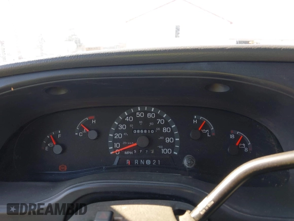 2003 Ford Econoline Cargo Commercial with VIN 1FTNE24L43HB35916, listed as a IAAI auction lot 41526304 with 86,810 mi miles and . Bid and sale history available at carsss.com. Image 7.