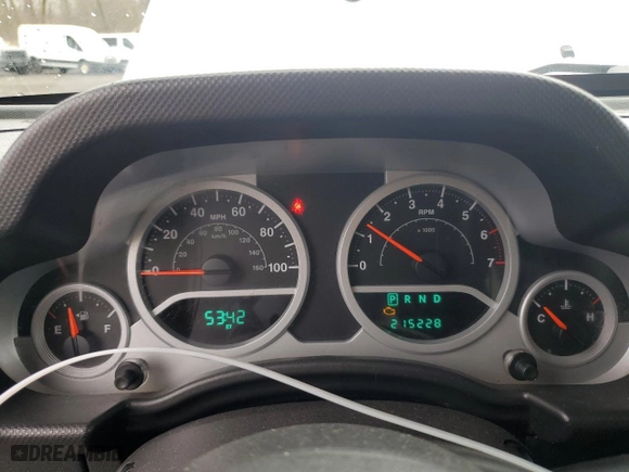 2010 Jeep Wrangler Unlimited Sport with VIN 1J4BA3H1XAL204156, listed as a Copart auction lot 52935355 with 215,228 mi miles and Salvage Title. Bid and sale history available at carsss.com. Image 9.
