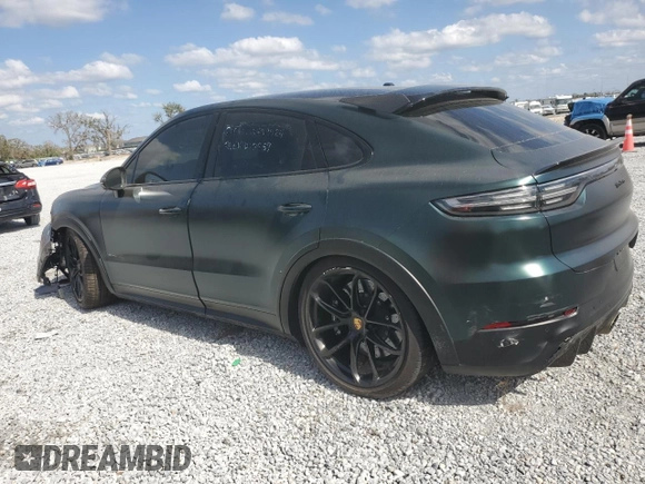 2022 Porsche Cayenne Turbo GT with VIN WP1BK2AY5NDA60549, listed as a Copart auction lot 74494584 with Not provided miles and Salvage title. Bid and sale history available at DreamBid. Image 2.