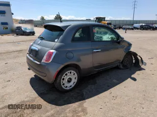 2013 FIAT 500 Pop with VIN 3C3CFFAR8DT539037, listed as a Copart auction lot 59787675 with 108,375 mi miles and Salvage title. Bid and sale history available at DreamBid. Image 3.