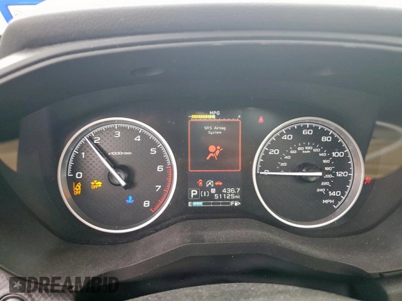 2021 Subaru Forester Premium with VIN JF2SKAJC6MH472049, listed as a Copart auction lot 64309585 with 51,125 mi miles and Salvage title. Bid and sale history available at DreamBid. Image 9.
