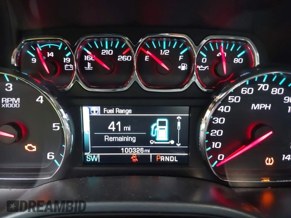 2018 Chevrolet Silverado 1500 LTZ with VIN 3GCUKSEC7JG357666, listed as a IAAI auction lot 42190446 with 100,326 mi miles. Bid and sale history available at carsss.com. Image 7.