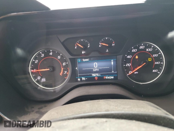 2023 Chevrolet Camaro LT1 with VIN 1G1FF1R77P0130441, listed as a Copart auction lot 84910704 with 76,275 mi miles and Salvage Title. Bid and sale history available at DreamBid. Image 9.