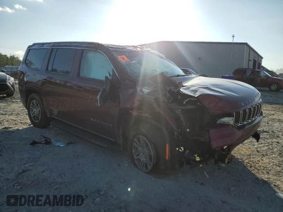 2022 Jeep Grand Wagoneer with VIN 1C4SJUAT7NS217837, listed as a Copart auction lot 44612125 with 29,191 mi miles and Salvage title. Bid and sale history available at DreamBid. Image 4.