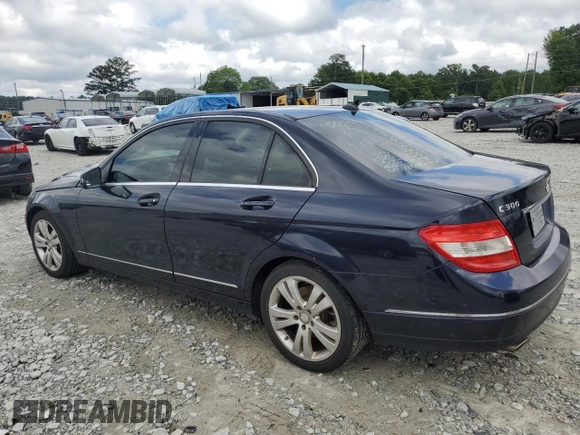 2011 Mercedes-Benz C 300 Sport with VIN WDDGF8BB7BR158950, listed as a Copart auction lot 58718405 with 123,383 mi miles and Salvage title. Bid and sale history available at DreamBid. Image 2.