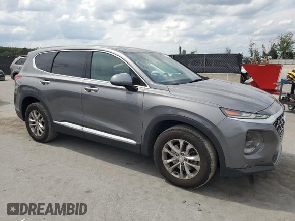 2019 Hyundai Santa Fe SEL z VIN 5NMS33ADXKH092904, wystawiony jako Copart lot #55570725 z przebiegiem 110 351 mil mil oraz Szkoda całkowita • Salvage title. Historia ofert i sprzedaży dostępna na DreamBid. Obrazek 4.