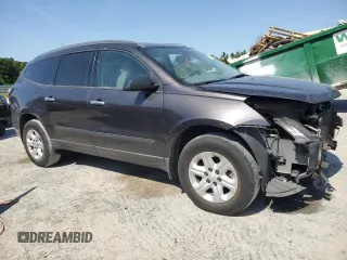 2014 Chevrolet Traverse LS z VIN 1GNKRFED0EJ342098, wystawiony jako Copart lot #57020415 z przebiegiem 143 836 mil mil oraz Szkoda całkowita • Salvage title. Historia ofert i sprzedaży dostępna na DreamBid. Obrazek 4.