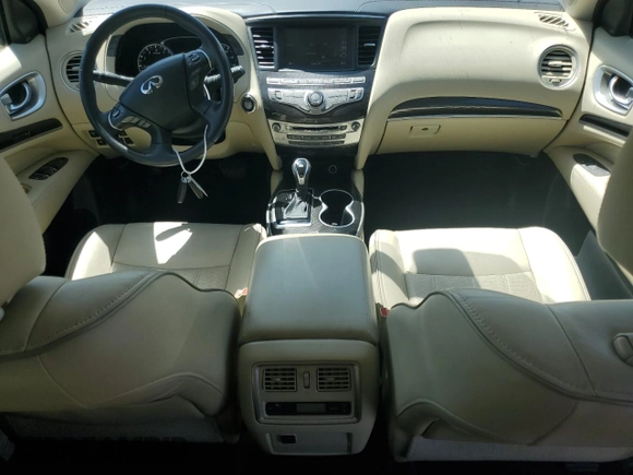 2017 Infiniti QX60 with VIN 5N1DL0MN6HC553949, listed as a Copart auction lot 52230465 with 107,277 mi miles and Salvage Title. Bid and sale history available at carsss.com. Image 8.