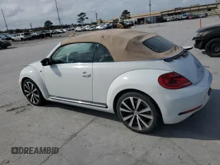 2014 Volkswagen Beetle with VIN 3VW7S7AT5EM815435, listed as a Copart auction lot 43213645 with 109,082 mi miles and Salvage Title. Bid and sale history available at DreamBid. Image 2.