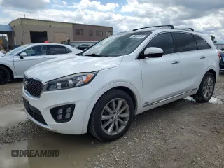 2016 Kia Sorento SX with VIN 5XYPKDA54GG011775, listed as a Copart auction lot 56508105 with 151,419 mi miles and Salvage title. Bid and sale history available at DreamBid. Image 1.