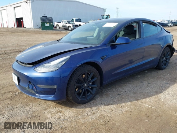 2019 Tesla Model 3 Long Range with VIN 5YJ3E1EB3KF408270, listed as a IAAI auction lot 41773713 with 78,519 mi miles. Bid and sale history available at carsss.com. Image 2.