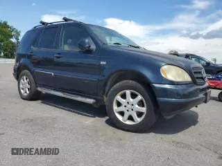 1999 Mercedes-Benz M-Class with VIN 4JGAB72E7XA107952, listed as a Copart auction lot 58559244 with 175,236 mi miles and Non Repairable. Bid and sale history available at carsss.com. Image 4.