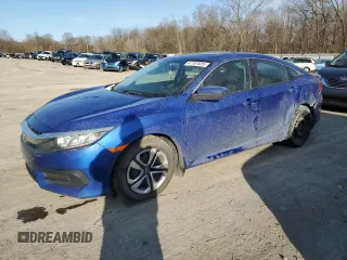 2016 Honda Civic Sedan LX with VIN 2HGFC2F57GH556880, listed as a Copart auction lot 47187825 with 86,138 mi miles and Salvage Title. Bid and sale history available at carsss.com. Image 1.