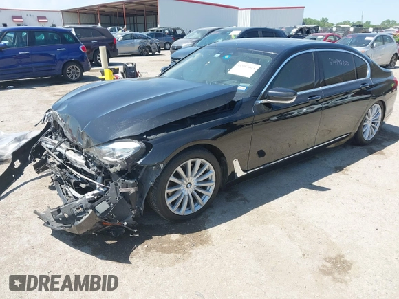 2017 BMW 7 Series 740i xDrive with VIN WBA7E4C50HGU99106, listed as a IAAI auction lot 41997603 with 138,322 mi miles. Bid and sale history available at carsss.com. Image 17.
