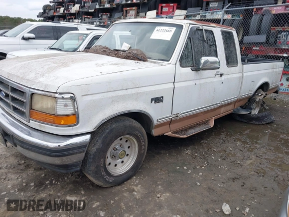 1995 Ford F-150 with VIN 1FTEX15N5SKA55739, listed as a IAAI auction lot 41222165 with 1 mi miles. Bid and sale history available at carsss.com. Image 2.