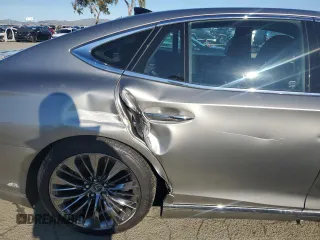 2023 Lexus LS with VIN JTHD51FF2P5018953, listed as a Copart auction lot 86888314 with 0 mi miles and Salvage Title. Bid and sale history available at carsss.com. Image 10.