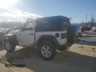 2022 Jeep Wrangler Sport with VIN 1C4HJXAGXNW200621, listed as a Copart auction lot 88113035 with 47,780 mi miles and Salvage Title. Bid and sale history available at DreamBid. Image 2.