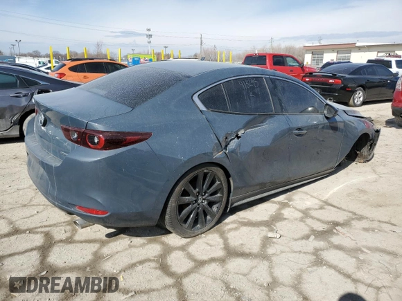 2024 Mazda 3 S Carbon Edition with VIN 3MZBPBCM7RM413295, listed as a Copart auction lot 46265905 with Not Provided miles and Salvage Title. Bid and sale history available at DreamBid. Image 3.