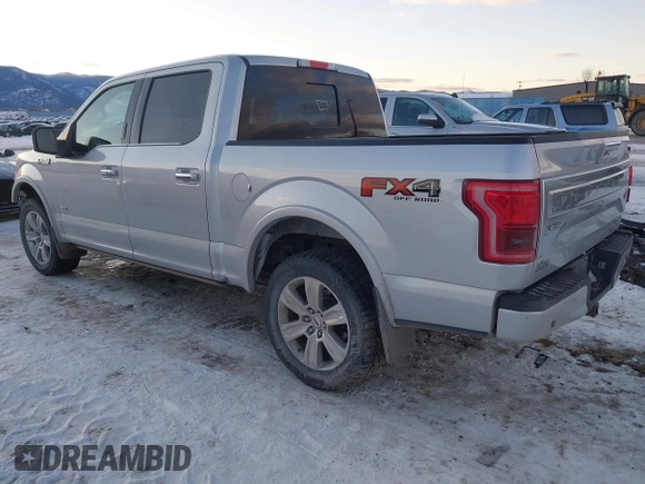 2015 Ford F-150 XLT with VIN 1FTEW1EG7FFC95491, listed as a IAAI auction lot 41362829 with 118,907 mi miles. Bid and sale history available at carsss.com. Image 3.