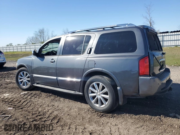 2008 Infiniti QX56 with VIN 5N3AA08D58N907367, listed as a Copart auction lot 47493095 with Not provided miles and Salvage title. Bid and sale history available at DreamBid. Image 2.