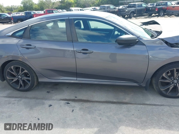 2019 Honda Civic Sedan Sport with VIN 19XFC2F8XKE035939, listed as a IAAI auction lot 42032928 with 84,414 mi miles. Bid and sale history available at carsss.com. Image 14.