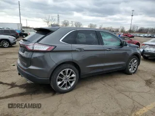 2015 Ford Edge Titanium with VIN 2FMTK4K80FBB05917, listed as a Copart auction lot 51892505 with 122,134 mi miles and Clean Title. Bid and sale history available at carsss.com. Image 3.