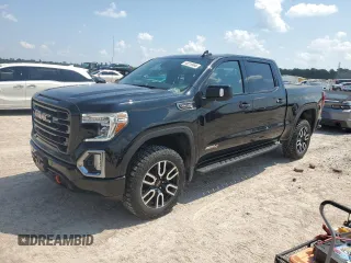 2022 GMC Sierra 1500 Limited AT4 with VIN 3GTP9EEL0NG174674, listed as a Copart auction lot 58218984 with 36,000 mi miles and Non Repairable. Bid and sale history available at carsss.com. Image 1.