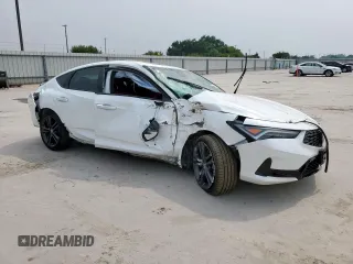 2024 Acura Integra Technology with VIN 19UDE4H6XRA002141, listed as a Copart auction lot 57291625 with Not provided miles and Salvage title. Bid and sale history available at DreamBid. Image 4.