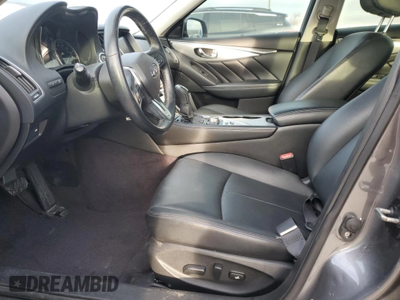 2020 Infiniti Q50 Luxe with VIN JN1EV7AR3LM255979, listed as a Copart auction lot 47680775 with 61,340 mi miles and Salvage title. Bid and sale history available at DreamBid. Image 7.
