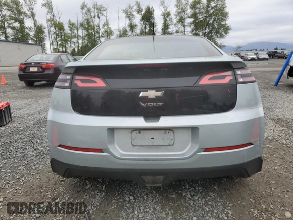 2012 Chevrolet Volt with VIN 1G1RB6E4XCU104324, listed as a Copart auction lot 55158385 with 161,895 mi miles and Salvage Title. Bid and sale history available at carsss.com. Image 6.