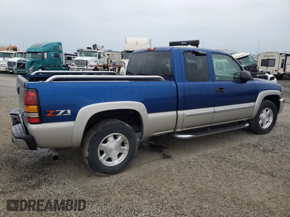 2004 GMC Sierra 1500 SLE with VIN 1GTEK19T34Z267816, listed as a Copart auction lot 54185515 with 214,695 mi miles and Salvage title. Bid and sale history available at DreamBid. Image 3.