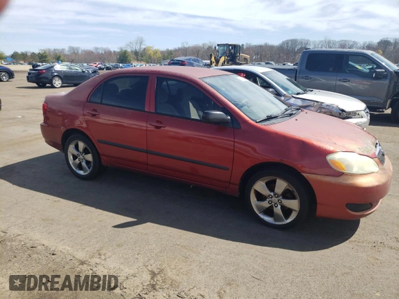 2006 Toyota Corolla CE with VIN 1NXBR32E86Z616762, listed as a Copart auction lot 53188885 with 223,397 mi miles and Clean Title. Bid and sale history available at DreamBid. Image 4.